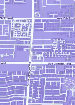Street map around Dungeon Heart Games, Las Vegas