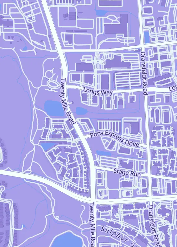Street map around Elite 4 Collectibles, 18425 Pony Express Dr, Parker, CO