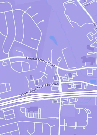 Street map around Endless Comics, St Peters