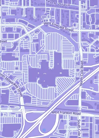 Street map around Entertainmart - Boise, Boise