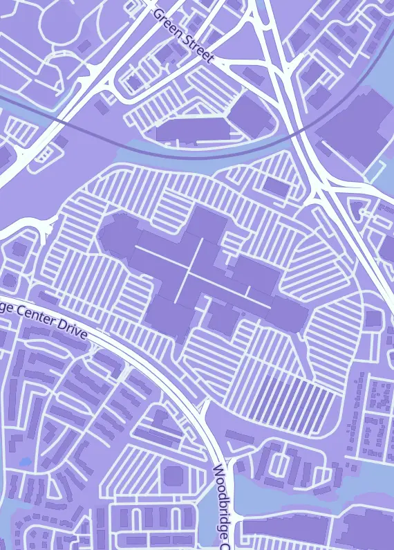 Street map around Epic Trading Collectibles, Lower Level, 250 Woodbridge Center Dr Suite 1103, Woodbridge, NJ