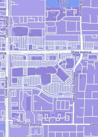 Street map around Evolution Gaming & Collectibles, Clovis