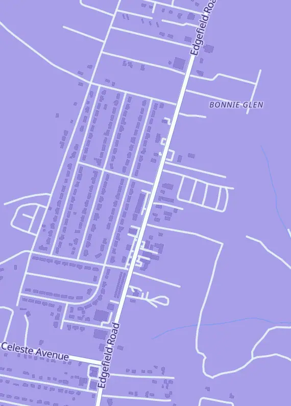 Street map around Express TCG, 616 Edgefield Rd Unit 150, North Augusta, SC