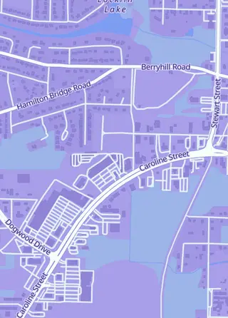 Street map around Fan2Fan L.L.C., Milton