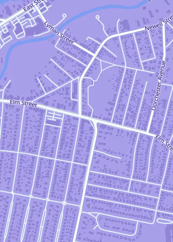 Street map around Fantasy Realms, 222 Elm St, Pittsfield, MA