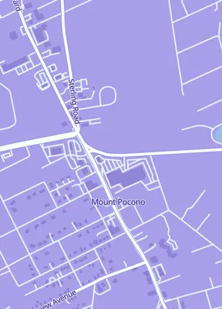 Street map around Final Boss - Mount Pocono, Mt Pocono