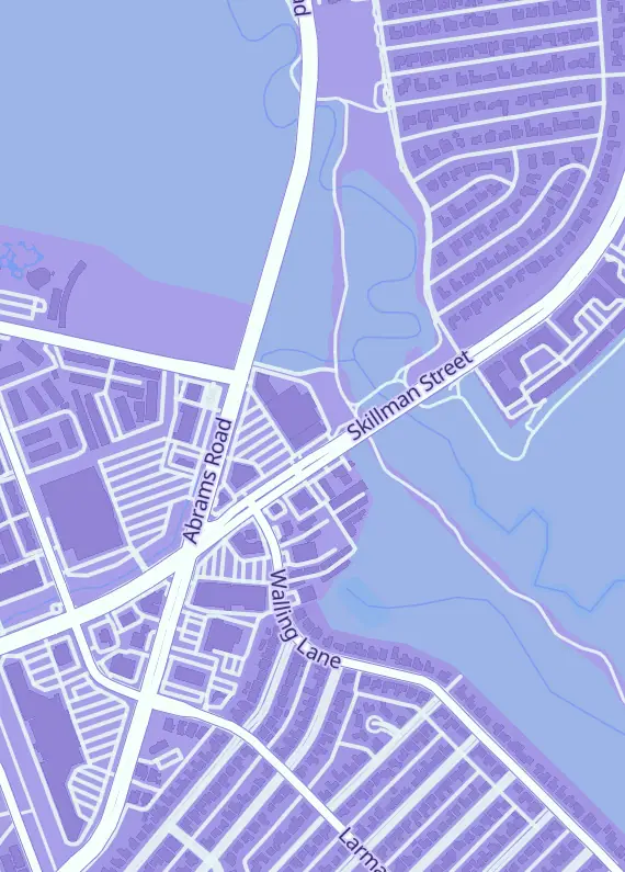Street map around Final Form - Cards & Collectibles, 6760 Abrams Rd #107, Dallas, TX