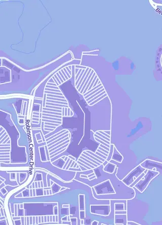 Street map around Four Horsemen Comics and Gaming, Pittsburgh