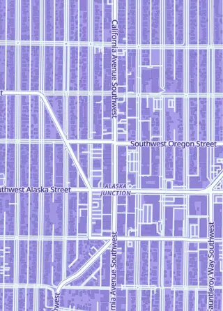 Street map around Fourth Emerald Games, Seattle