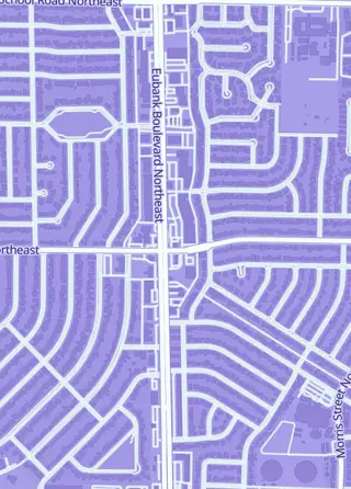Street map around Full Throttle Hobby and Raceway: ABQ, NM, Albuquerque