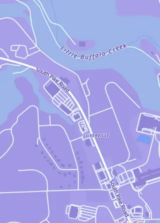 Street map around G&T Sports Cards Plus, Sarver