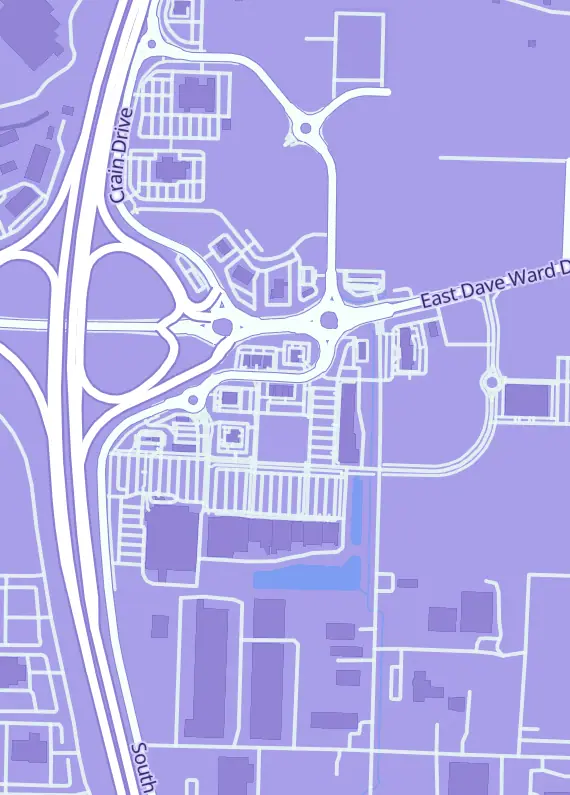 Street map around Game Goblins - Conway, 1100 S Amity Rd, Conway, AR
