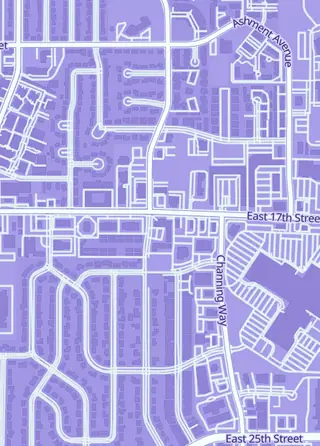 Street map around Game Grid Idaho Falls, Idaho Falls