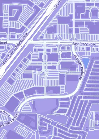 Street map around Game Nerdz - Allen, Allen