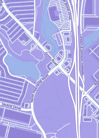 Street map around Game Nerdz - Mesquite, Mesquite