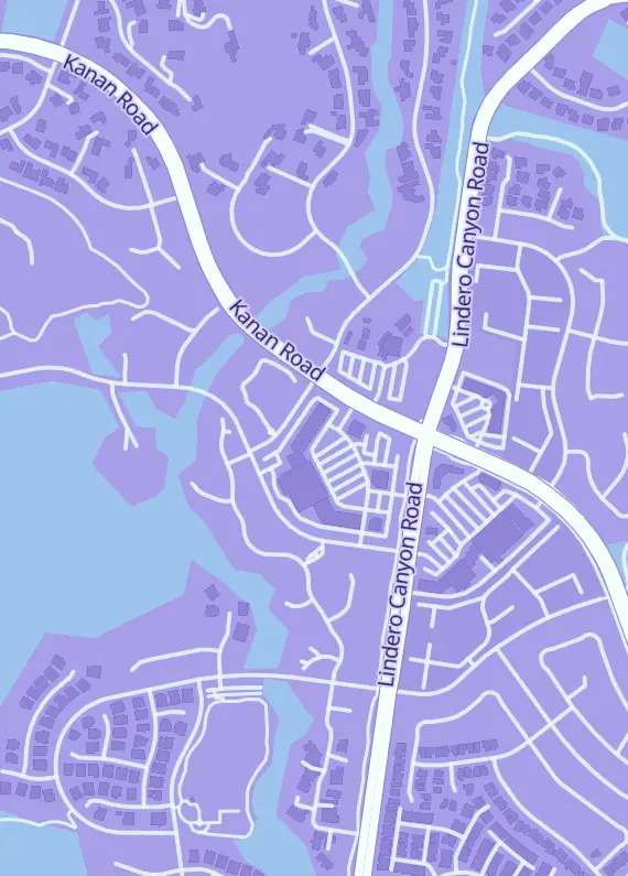 Street map around Game Ogre, 1145 Lindero Canyon Rd Unit D4, Thousand Oaks, CA