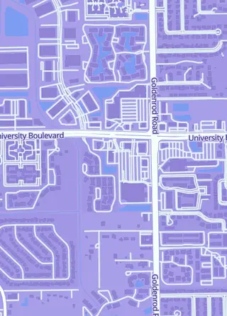 Street map around Game Time Cardz, Winter Park