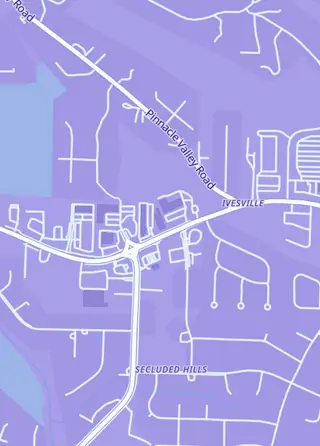 Street map around Gameday Little Rock, Little Rock