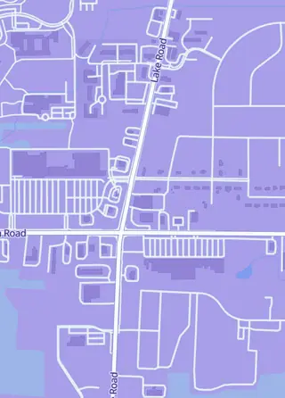 Street map around GamePlayers Brockport, Brockport