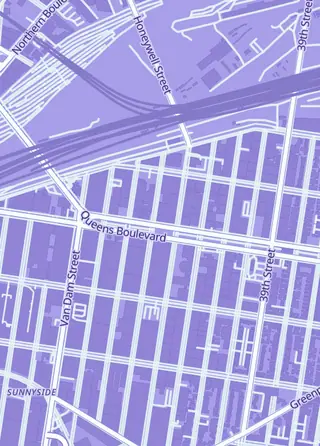 Street map around Gamer's Choice, New York