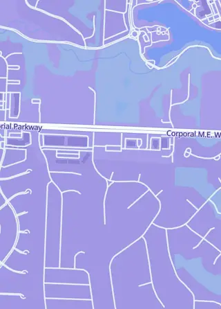 Street map around Gamers Getaway KC, Independence