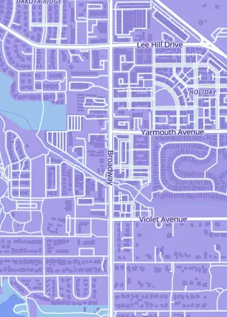 Street map around Gamers Guild, Boulder