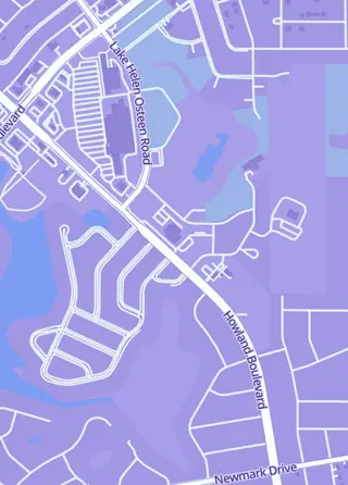 Street map around Gaming Ocean TCG, Deltona