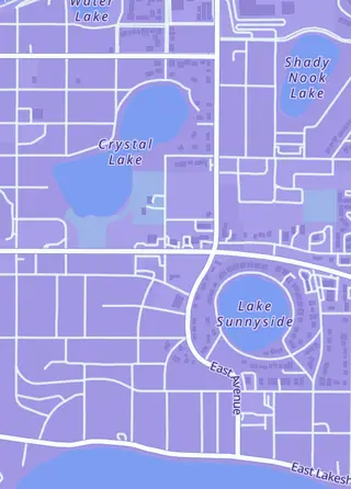Street map around Gastly Ashley Trading Co., Clermont