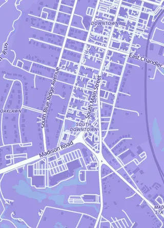 Street map around Geek Life L.l.c., Culpeper