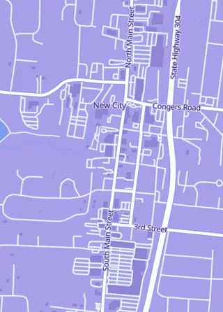 Street map around Get Good Gaming Company, New City