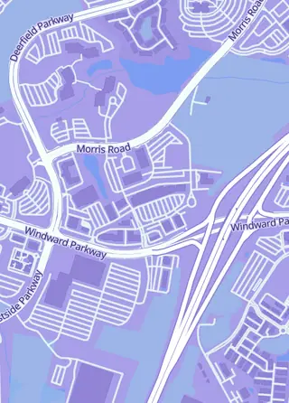 Street map around Giant Sports Cards, Alpharetta