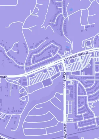 Street map around Gmi Games, Riverside