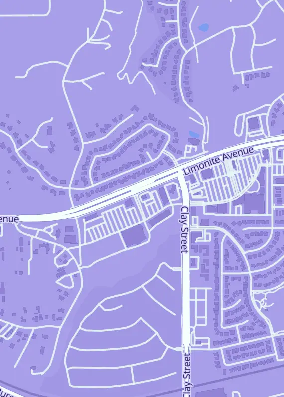 Street map around Gmi Games, 8304 Limonite Ave Ste M, Riverside, CA
