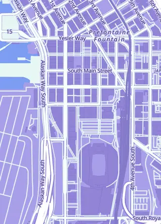Street map around Going Twice Sports Cards & Collectibles, Seattle