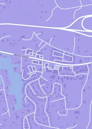Street map around Gold Country Games, Sonora