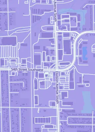 Street map around Goldmine Comics & Cards, Wyoming