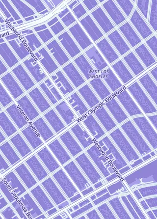 Street map around Grail and Grade, Los Angeles