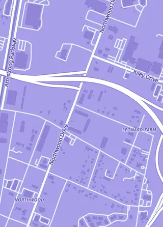 Street map around Grails TCG, Salisbury