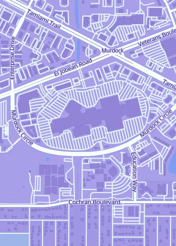 Street map around Gunplabox, 1441 Tamiami Trl, Port Charlotte, FL