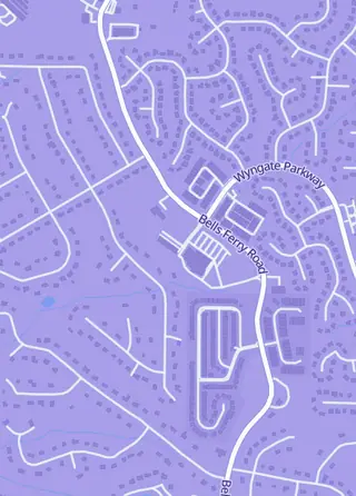 Street map around Hawk's Nest Gaming, Woodstock