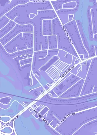 Street map around Hill City Collectibles, Lynchburg