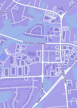 Street map around Hitmen Sports Breaks, Forest Hill