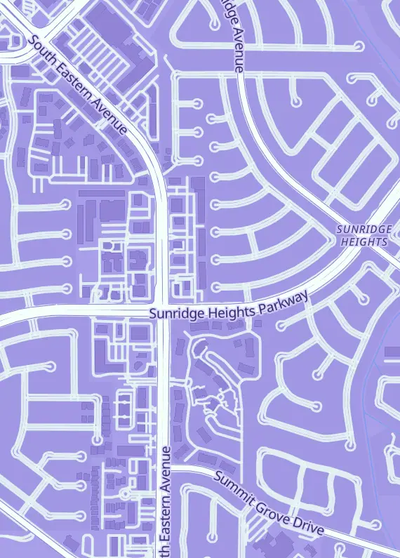 Street map around Hobbyone Japan, 10960 S Eastern Ave #110, Henderson, NV