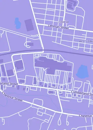 Street map around House of Cards Lebanon, Lebanon