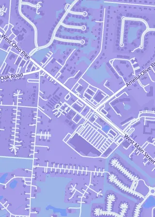 Street map around House of M, Amelia