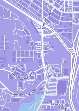 Street map around Impact Sports Cards & Collectibles, Colorado Springs