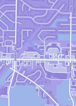 Street map around Instant Replay Sports Cards, Panama City