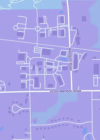 Street map around Invested Alliance, Victor