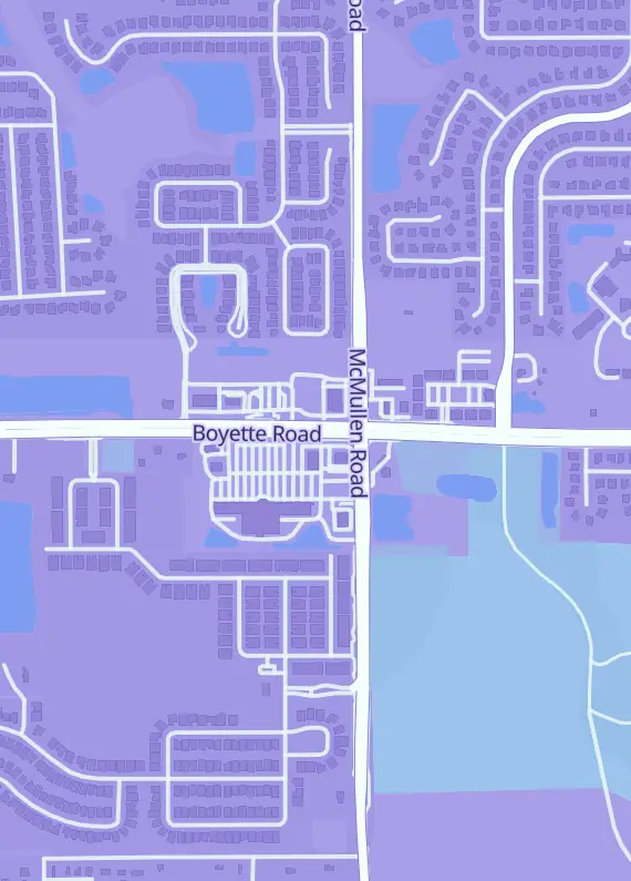Street map around Jab Games, 11705 Boyette Rd, Riverview, FL