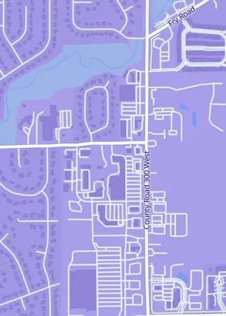 Street map around K & L Cards, Greenwood